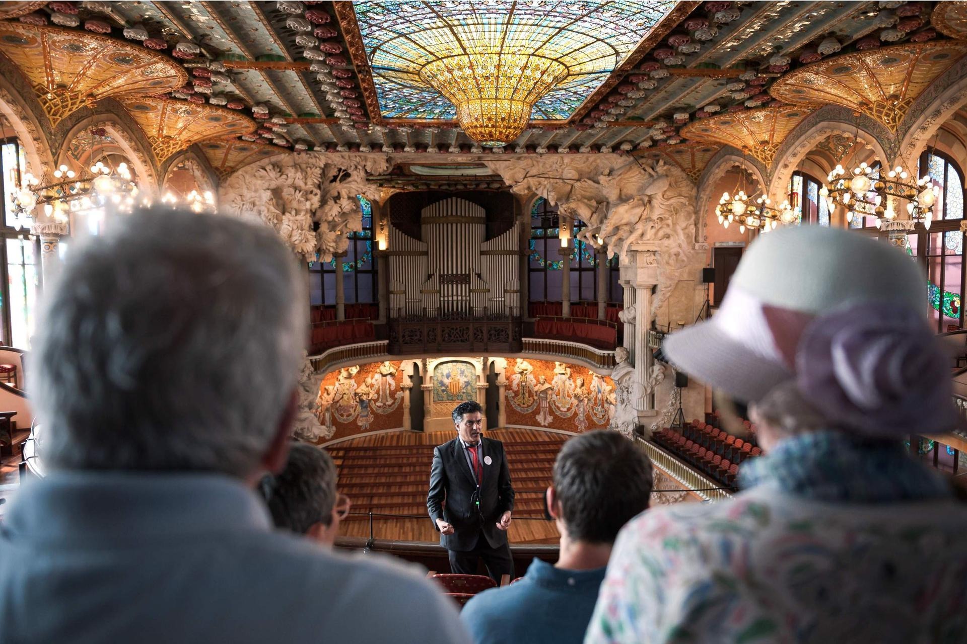 قصر الموسيقى الكتالونية في برشلونة