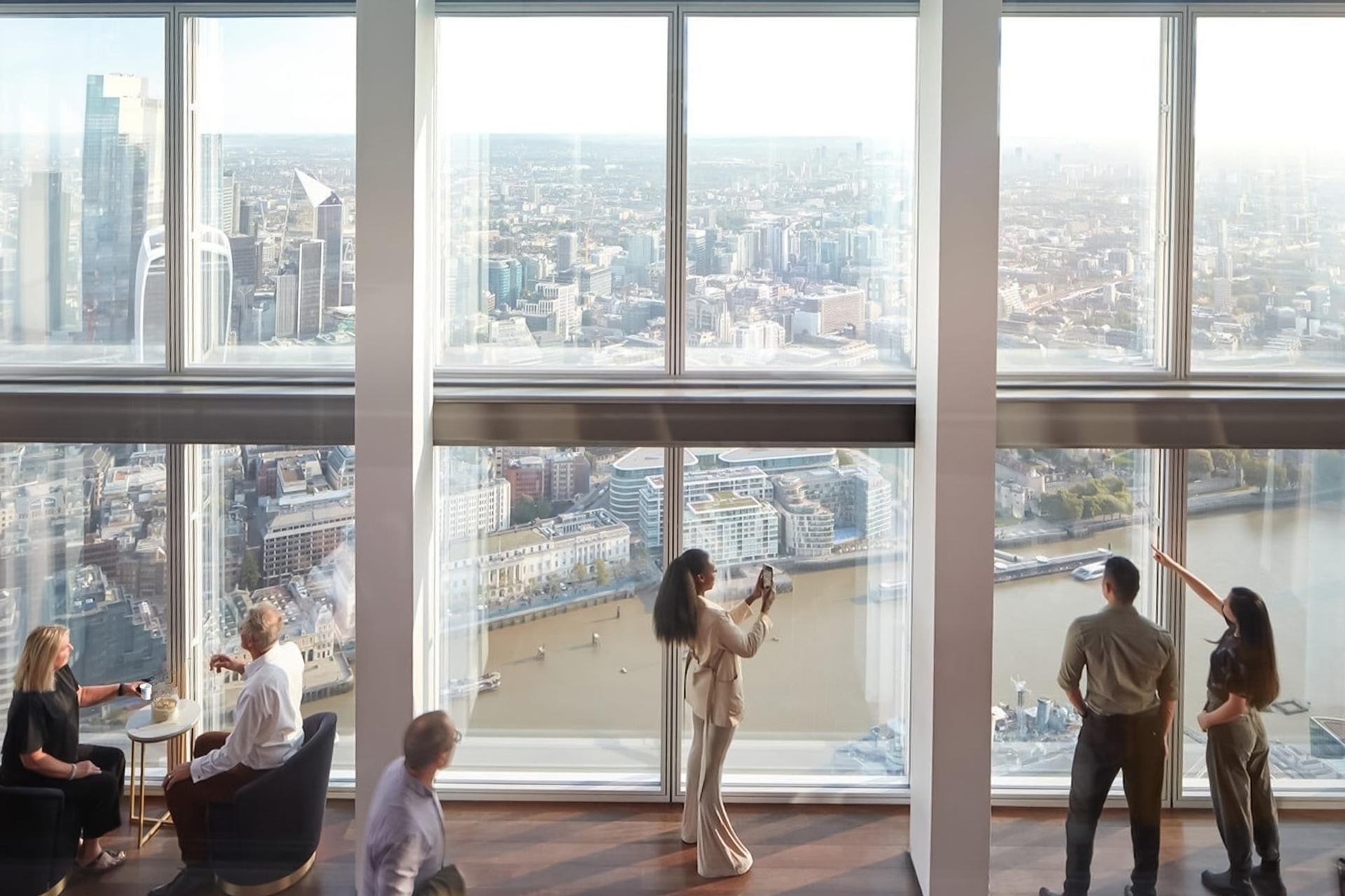 إطلالة من برج ذا شارد في لندن