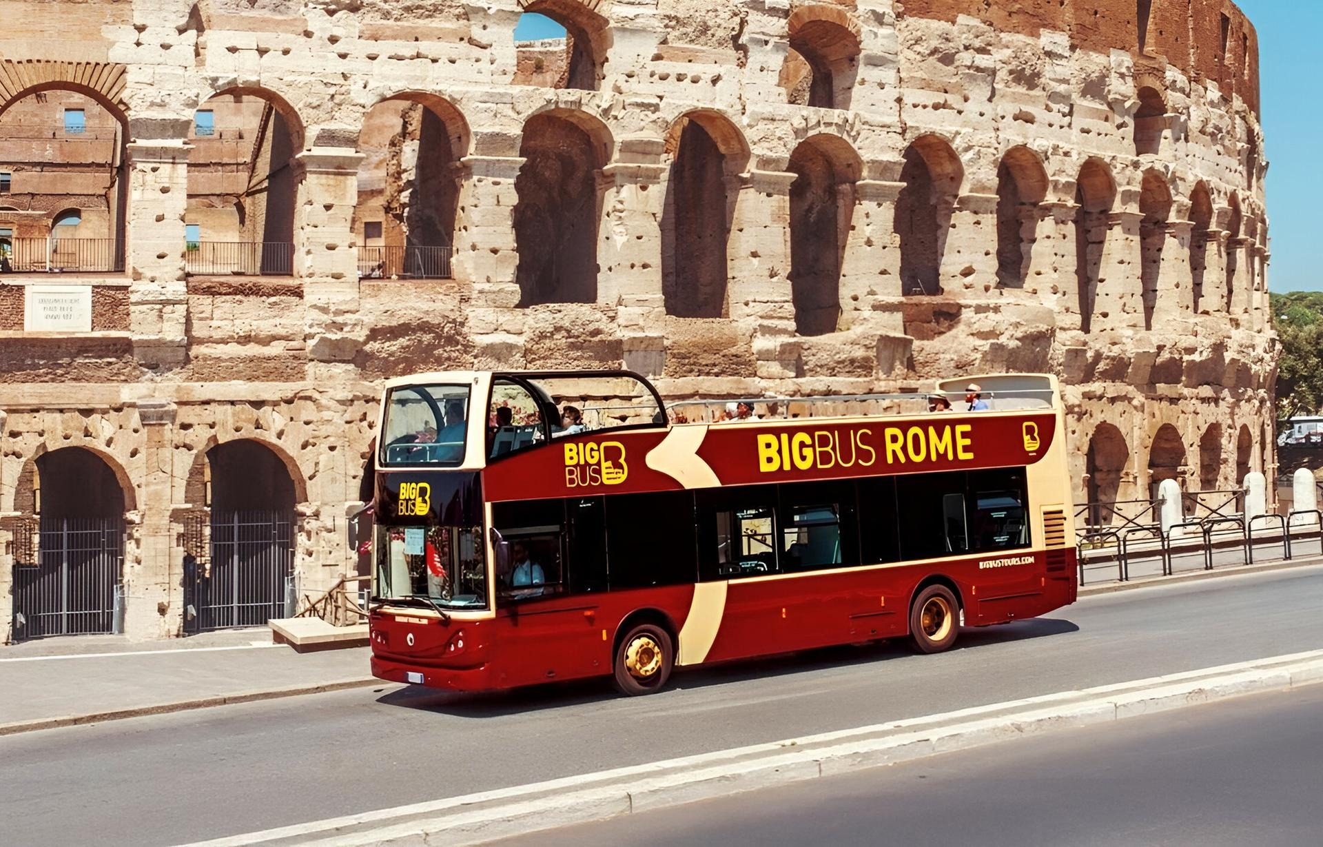 جولة على بيغ باص في روما (سقف مكشوف)